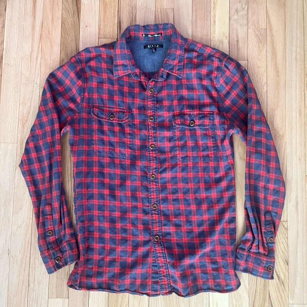 Men’s Plaid Button Down XL Forever 21